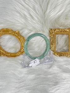 Grade A Natural Jade Bangle with certificate #36944