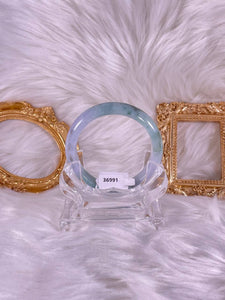 Grade A Natural Jade Bangle with certificate #36991