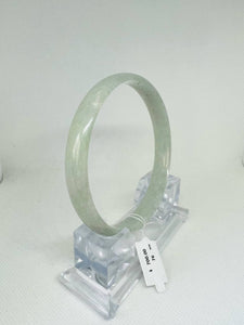 Grade A Natural Jade Bangle with certificate #37069