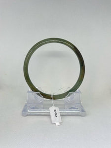 Grade A Natural Jade Bangle with certificate #37064