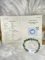 Load image into Gallery viewer, Grade A Natural Jade Beaded Bangle with certificate #37048
