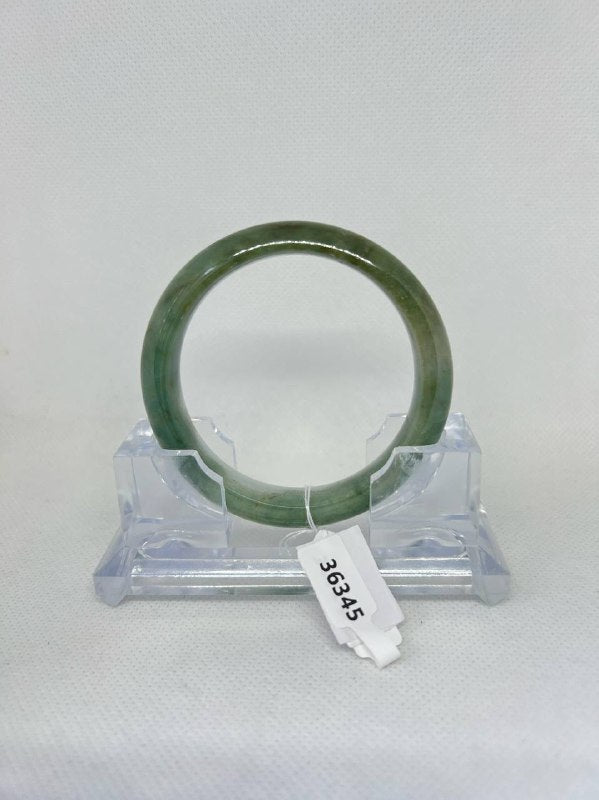 Grade A Natural Jade Bangle with certificate #36345