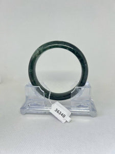 Grade A Natural Jade Bangle with certificate #36340