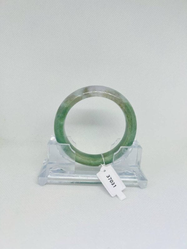 Grade A Natural Jade Bangle with certificate #37031