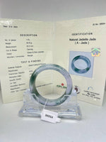 Load image into Gallery viewer, Grade A Natural Jade Bangle with certificate #36934
