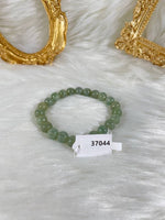 Load image into Gallery viewer, Grade A Natural Jade Beaded Bangle with certificate #37044
