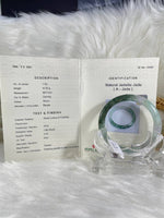 Load image into Gallery viewer, Grade A Natural Jade Bangle with certificate #37033
