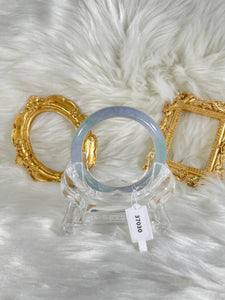 Grade A Natural Jade Bangle with certificate #37030