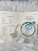 Load image into Gallery viewer, Grade A Natural Jade Bangle with certificate #36586
