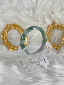 Grade A Natural Jade Bangle with certificate #36990