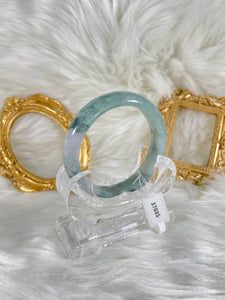Grade A Natural Jade Bangle with certificate #37035
