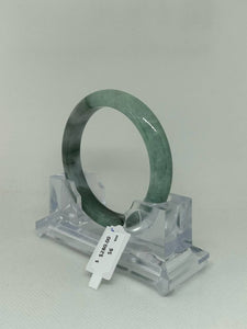 Grade A Natural Jade Bangle with certificate #36941