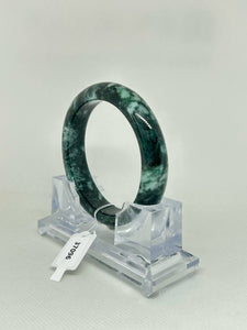 Grade A Natural Jade Bangle with certificate #37096