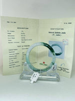 Load image into Gallery viewer, Grade A Natural Jade Bangle with certificate #36989
