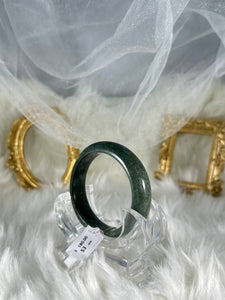 Grade A Natural Jade Bangle with certificate #36878