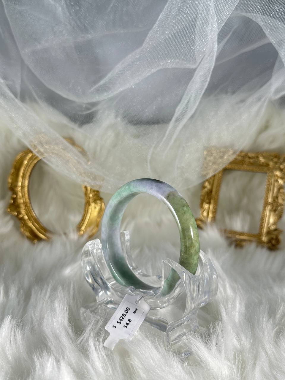 Grade A Natural Jade Bangle without certificate #297