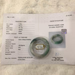 Load image into Gallery viewer, Grade A Natural Jade Bangle with certificate #4138

