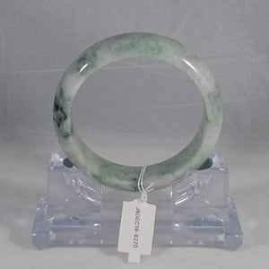 Grade A Natural Jade Bangle with certificate #6270