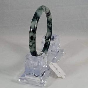 Grade A Natural Jade Bangle with certificate #6282