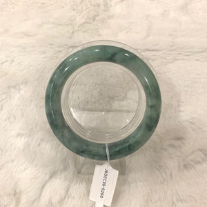 Grade A Natural Jade Bangle with certificate #6290
