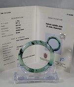 Load image into Gallery viewer, Grade A Natural Jade Bangle with certificate #6295
