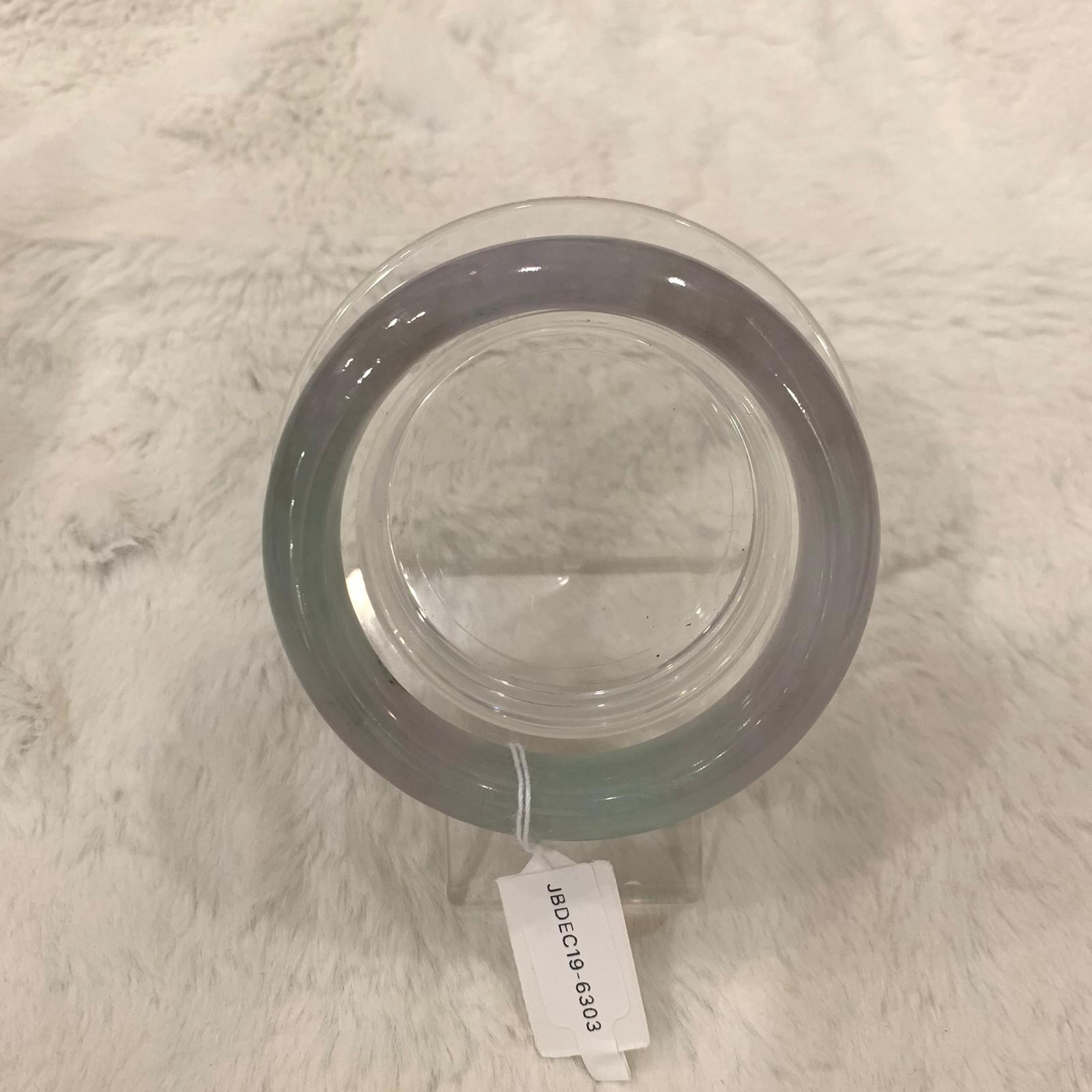 Grade A Natural Jade Bangle with certificate #6303