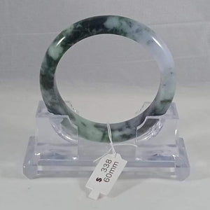 Grade A Natural Jade Bangle with certificate #6327