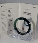 Load image into Gallery viewer, Grade A Natural Jade Bangle with certificate #6329
