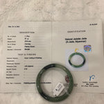 Load image into Gallery viewer, Grade A Natural Jade Bangle with certificate #6347
