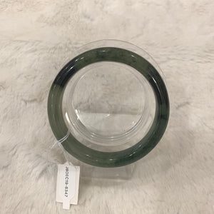 Grade A Natural Jade Bangle with certificate #6347