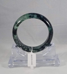 Grade A Natural Jade Bangle with certificate #6365