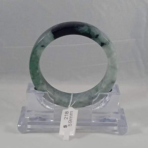 Grade A Natural Jade Bangle with certificate #6388