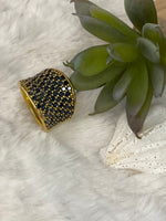 Load image into Gallery viewer, Silver Ring w/ Blue Sapphires (DBRRIN-0006)
