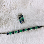 Load image into Gallery viewer, Gold w/ Diamonds &amp; Coloured Stone (DBRBRC-0002)
