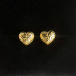 Load image into Gallery viewer, Gold Heart Ear Studs (DBREAR-0102)
