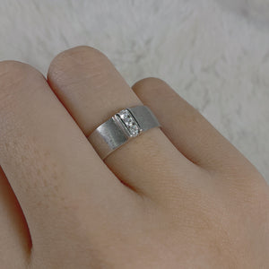 White Gold w/ Diamonds Wedding Bands (DBRWED-0003)