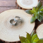 Load image into Gallery viewer, White Gold w/ Diamonds Wedding Bands (DBRWED-0003)
