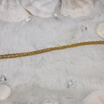 Load image into Gallery viewer, Silver Chain Plated in Yellow Gold (DBRNEC-0001)
