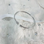 Load image into Gallery viewer, 18k White Gold Diamond Bangle (DBRCON-0004)
