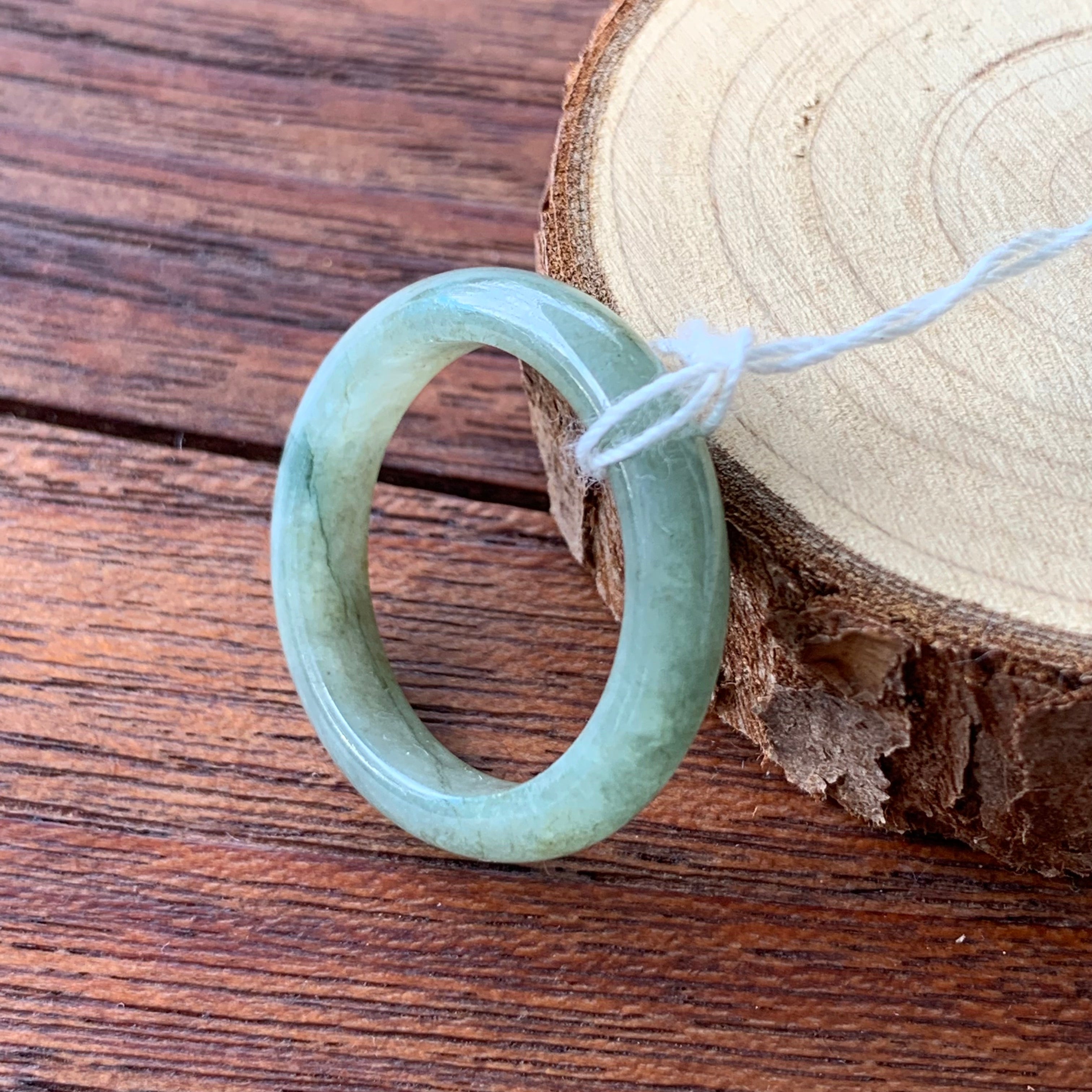 Burmese Natural Jade Rings (Large)  JR-0212