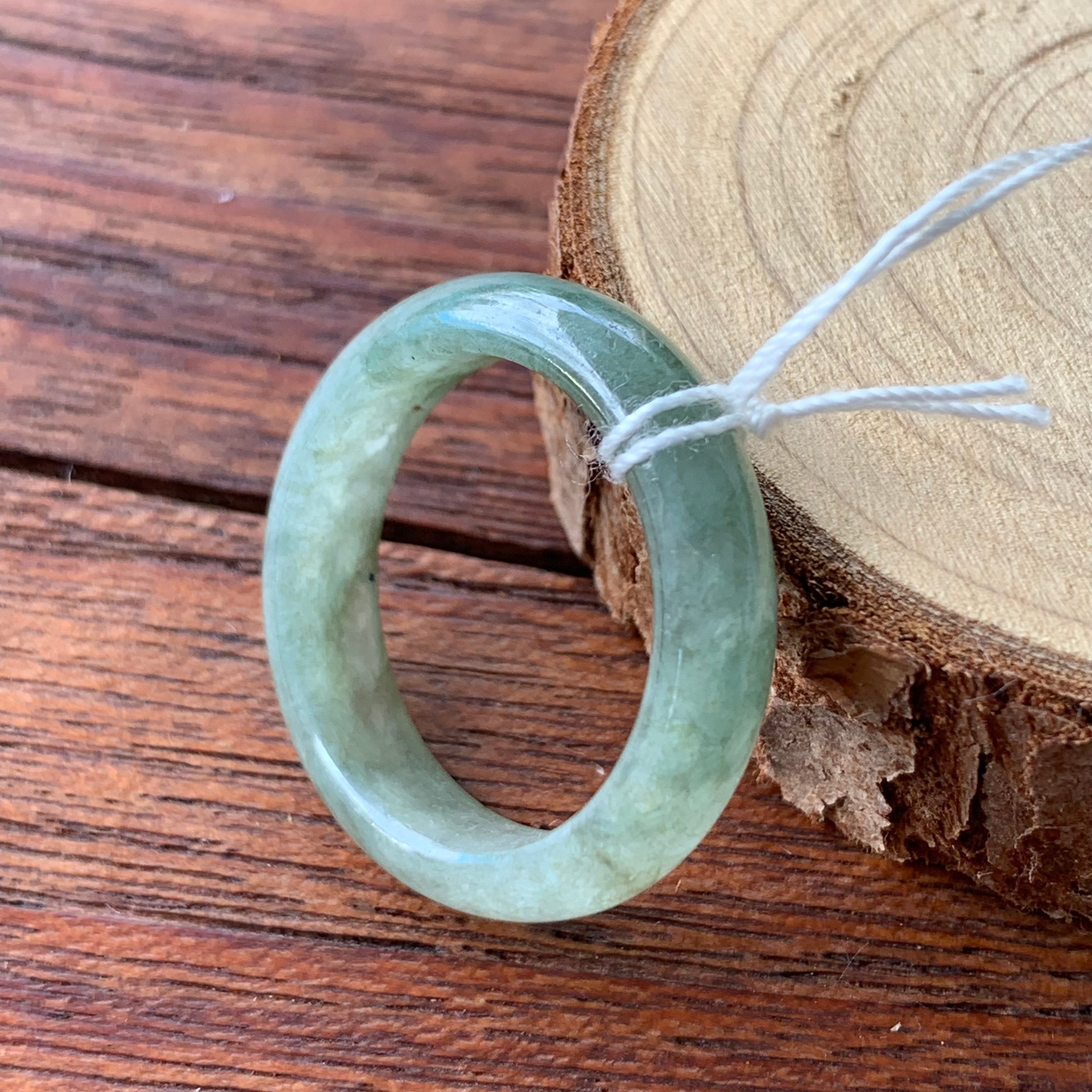 Burmese Natural Jade Rings (Large)  JR-0172