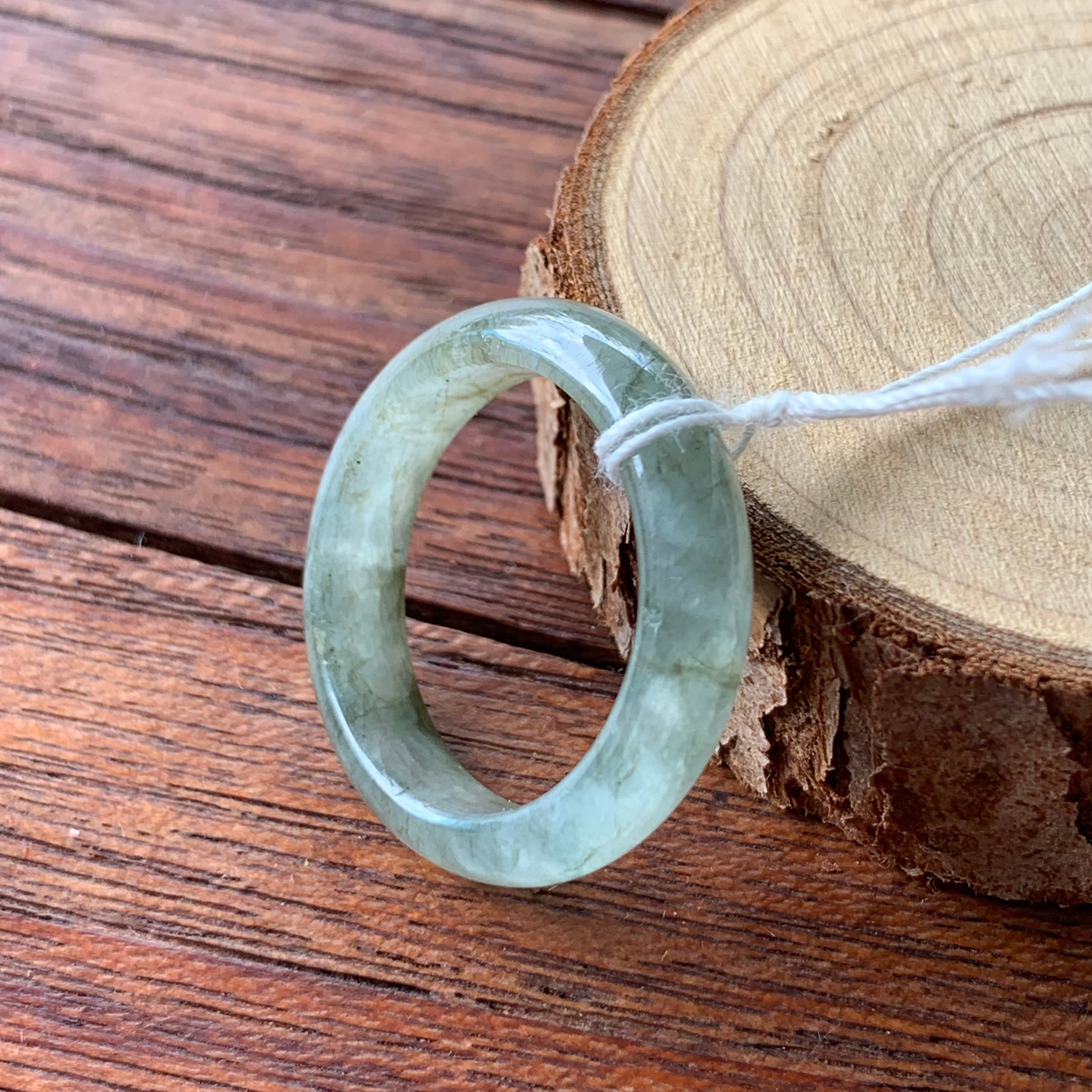 Burmese Natural Jade Rings (Large)  JR-0120