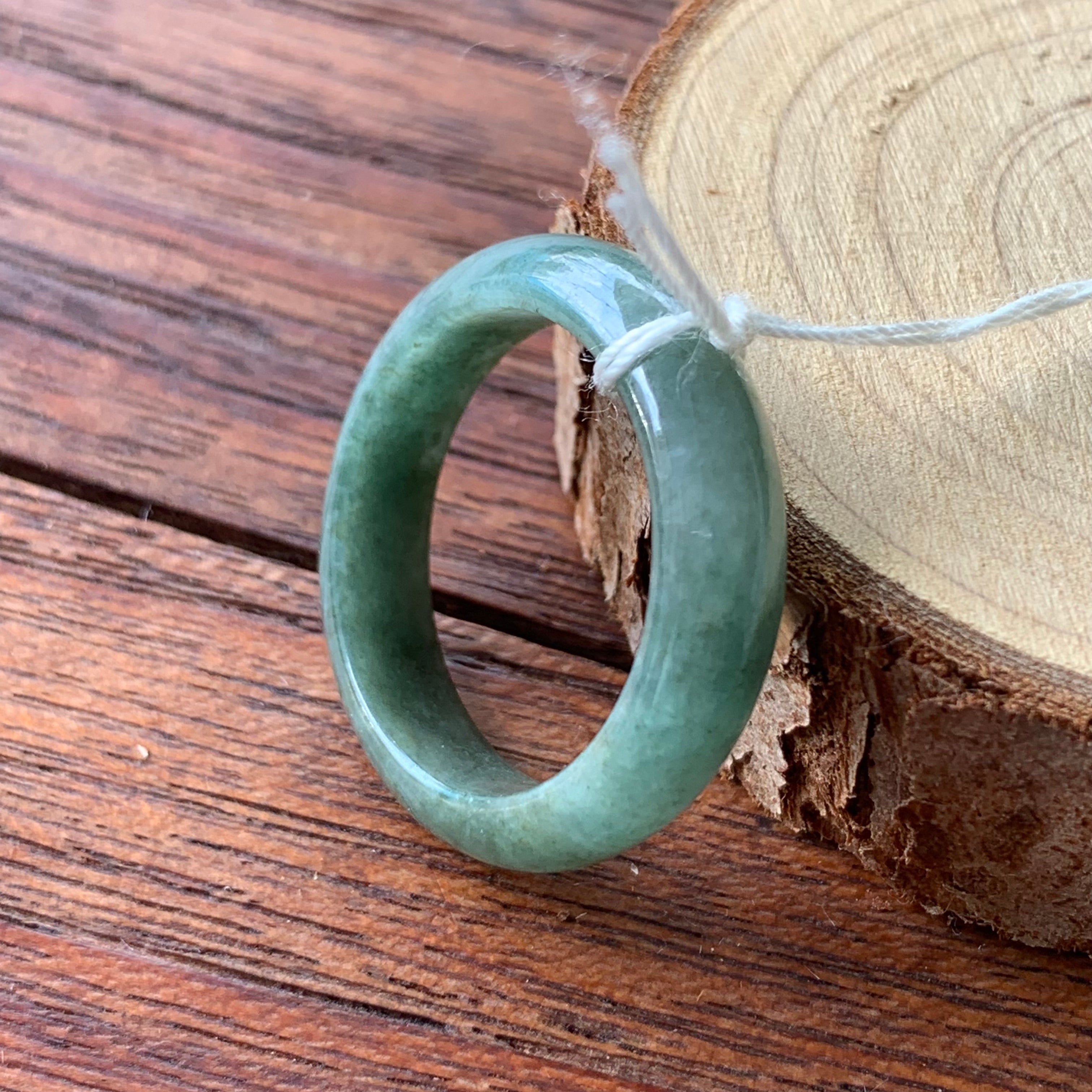 Burmese Natural Jade Rings (Large)  JR-0162