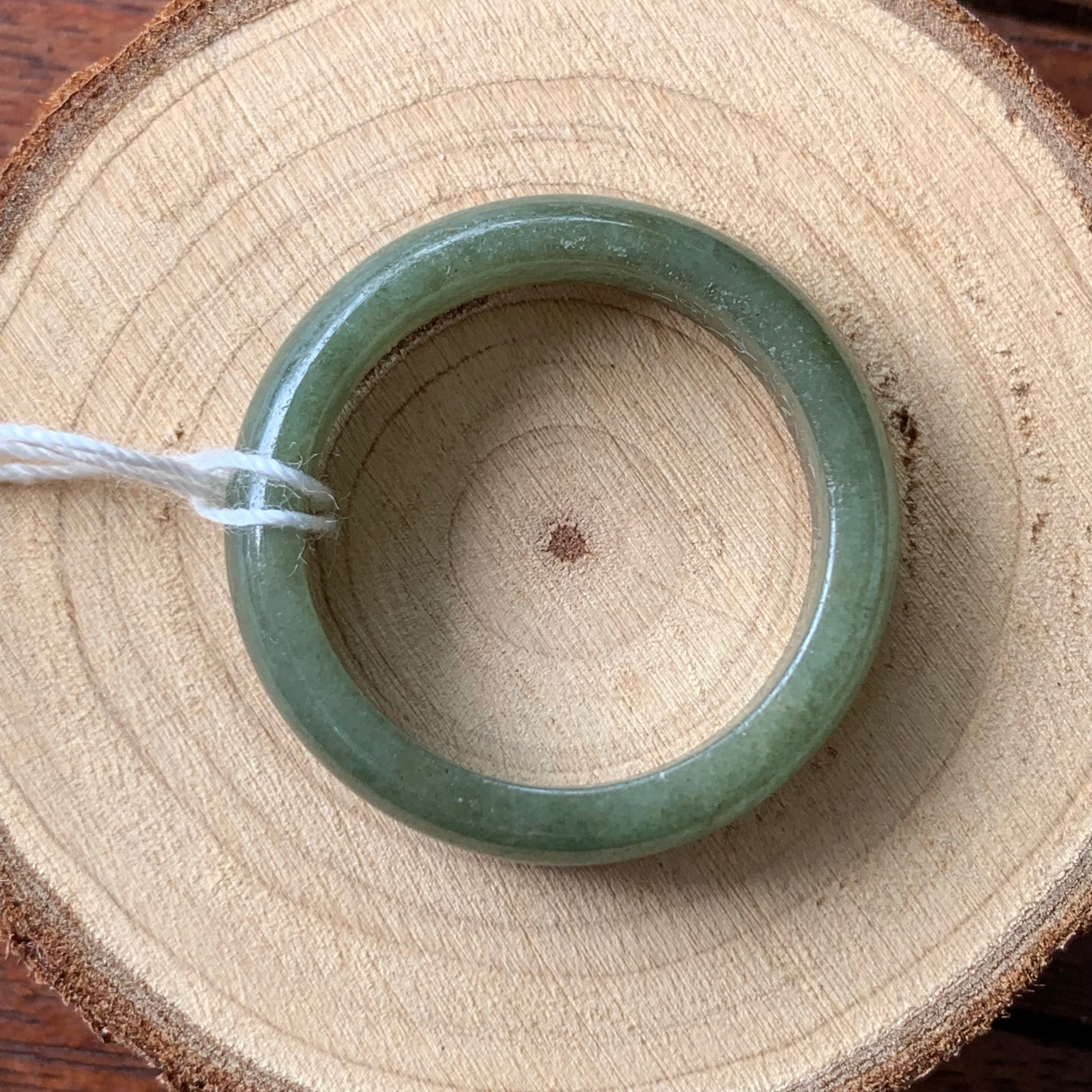 Burmese Natural Jade Rings (Large)  JR-0213