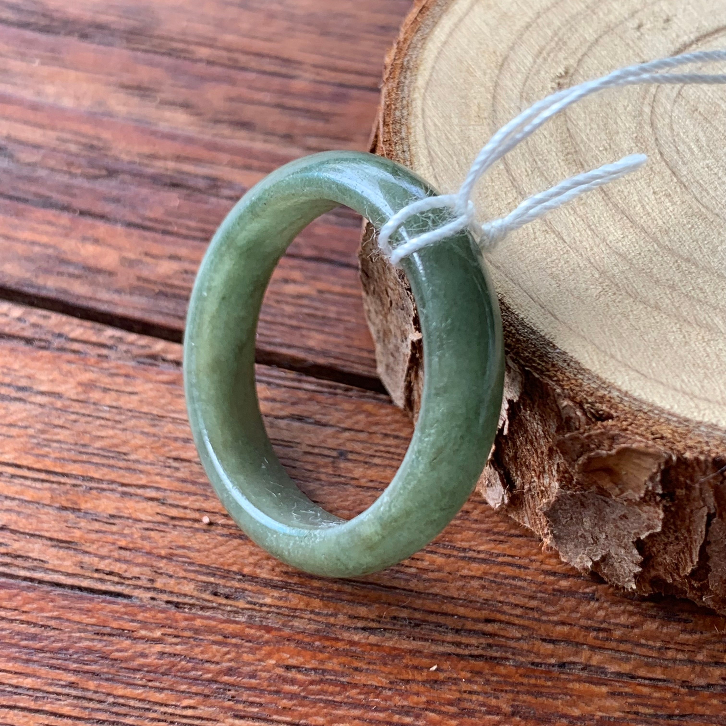 Burmese Natural Jade Rings (Large)  JR-0213
