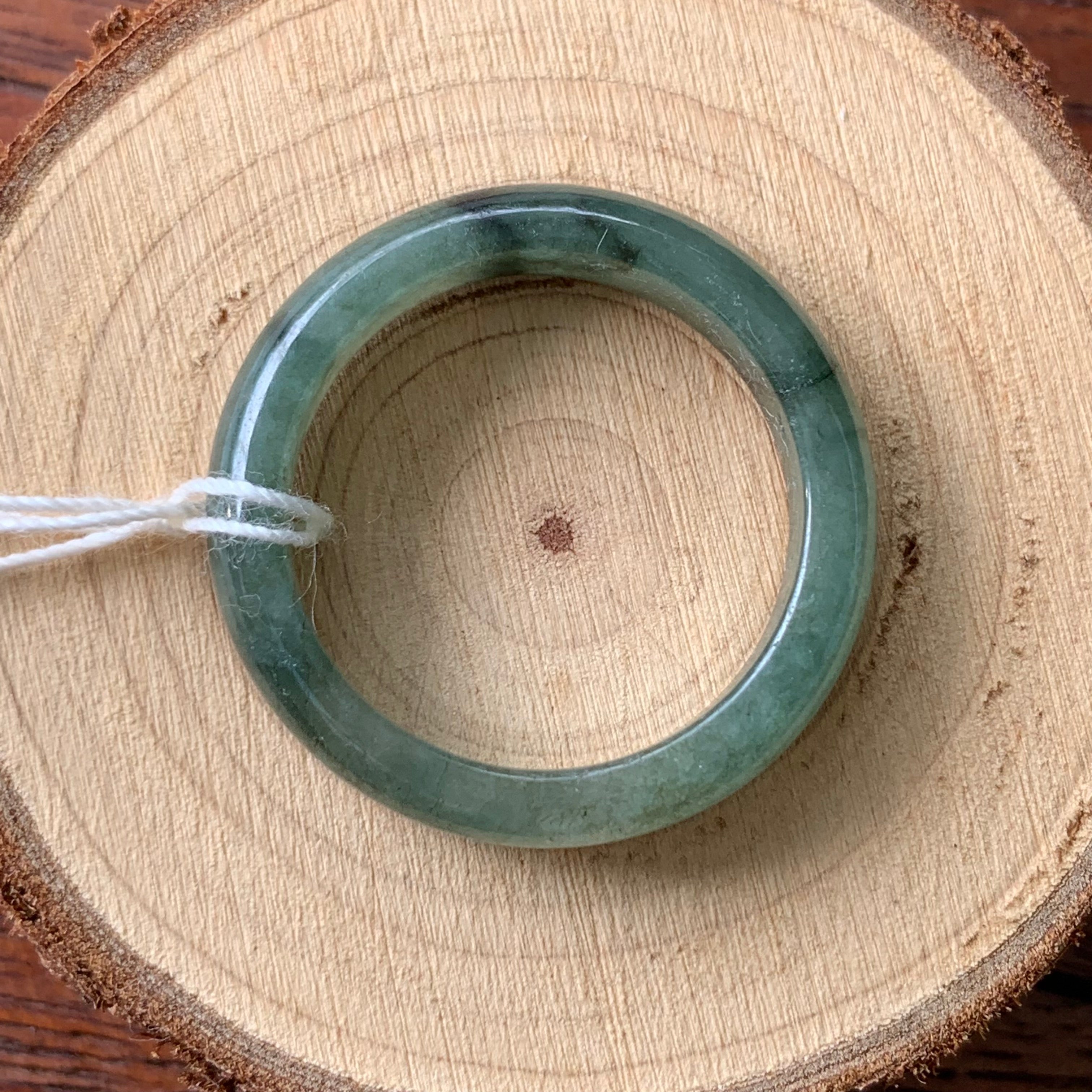 Burmese Natural Jade Rings (Large)  JR-0183