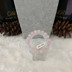 Rose Quartz Bead Bracelet (JBB-0002)