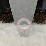 Load image into Gallery viewer, Rose Quartz Bead Bracelet (JBB-0002)
