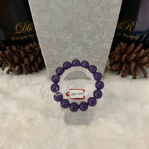 Amethyst Bead Bracelet (JBB-0003)