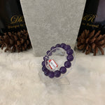 Load image into Gallery viewer, Amethyst Bead Bracelet (JBB-0003)

